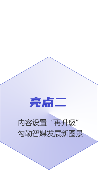亮点二：内容设置“再升级” 勾勒智媒发展新图景